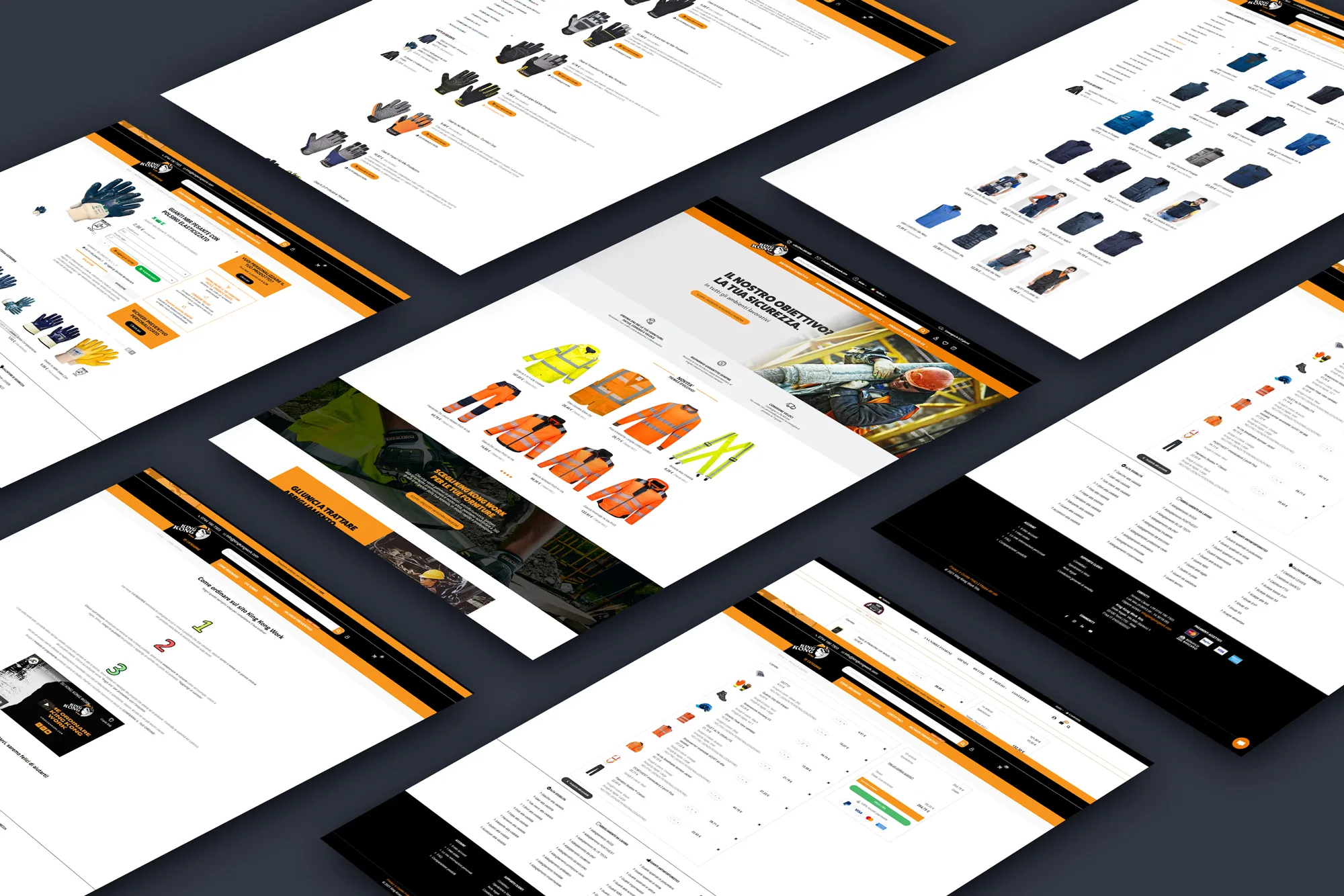 Realizzazione ecommerce per abbigliamento da lavoro