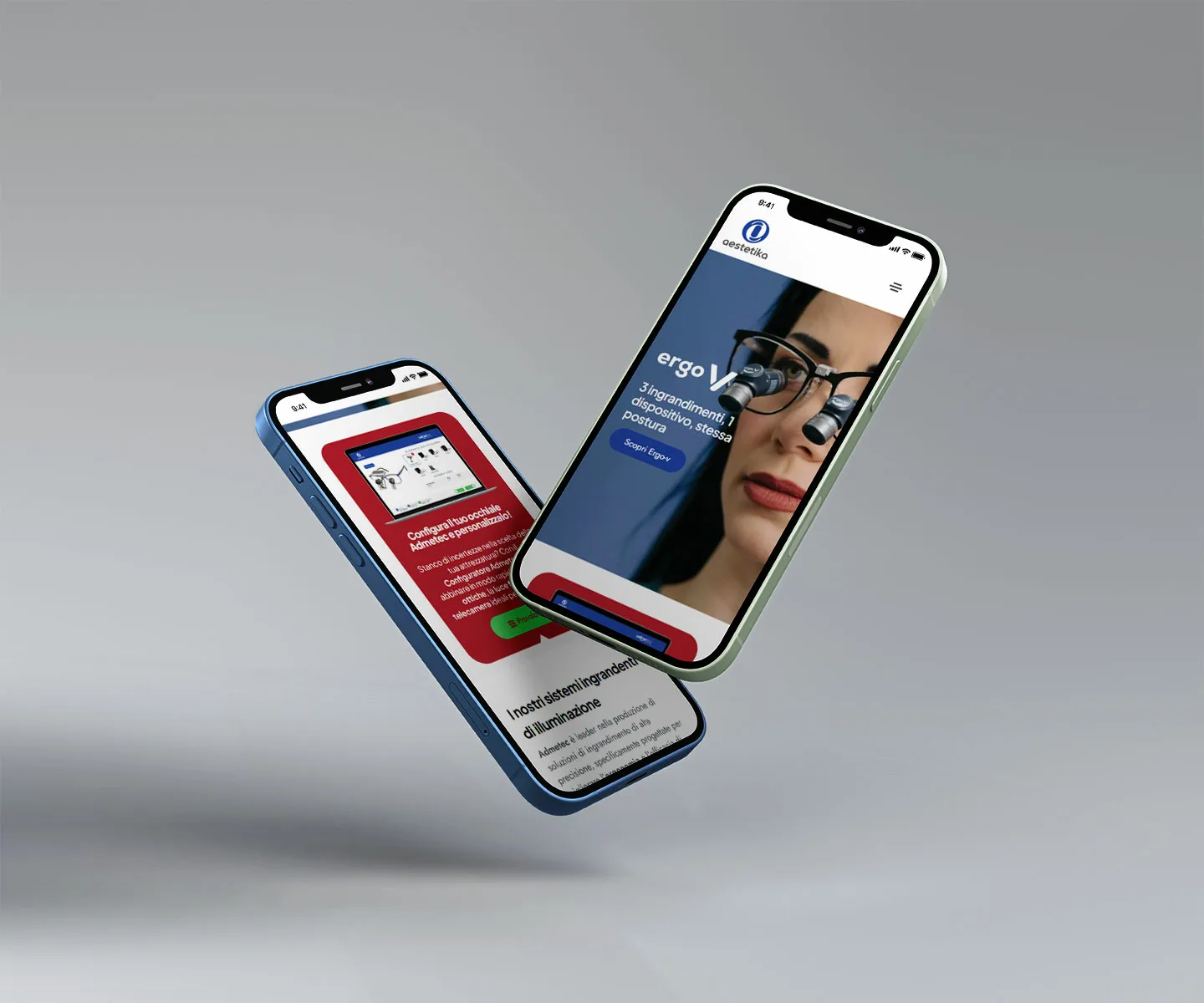 mobile optimization, responsive web design aestetika