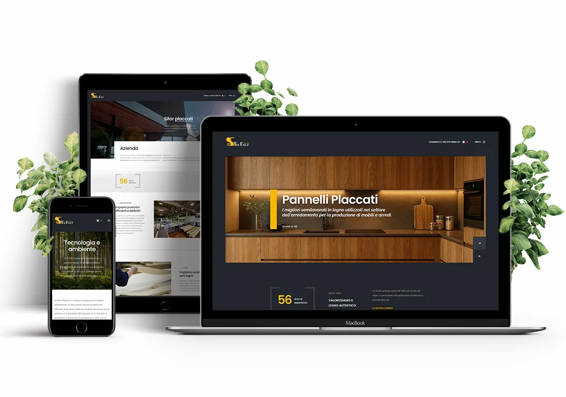Creazione sito web aziendale Sifar Placcati